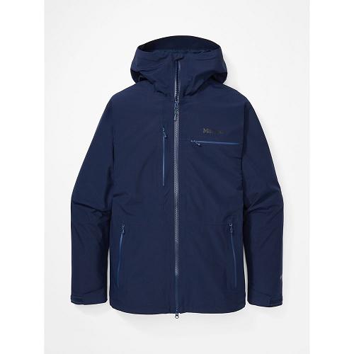 Marmot Rain Jacket Navy NZ - Cropp River Jackets Mens NZ6138725